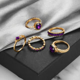 Bague améthyste | Or