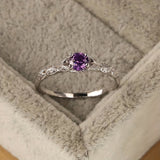 Bague Brigitte avec améthyste | Or