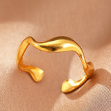 Bague Élyra Fluide flow | Or