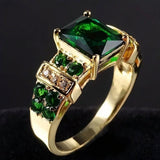 Bague émeraude fascinante | Or