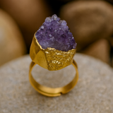 Bague Lara en améthyste | Or