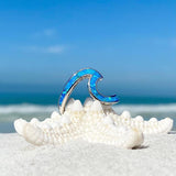 Bague mer en opale | Or blanc