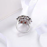 Bague pétale écarlate | Or