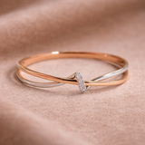 Bague tressée | Or rose