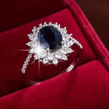 Bague Vionne Saphirée | Or blanc