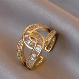 Bague élégante avec nœud | Or