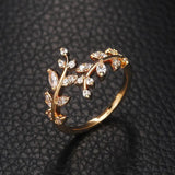 Bague élégante avec Vigne | Or