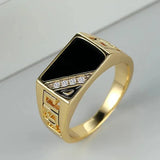 Bague avec or et cristaux | Or blanc