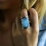Bague magique en pierre de lune | Or