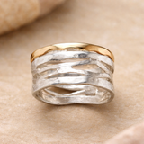 Bague rétro « Oco » | Or