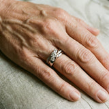 Bague rétro à brillants | Or