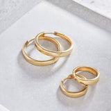 Boucles Gia | Or blanc