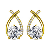 Boucles d'oreilles Arielle | Or blanc