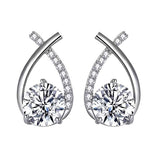 Boucles d'oreilles Arielle | Or blanc