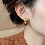 Boucles d'oreilles Augeri amour | Or