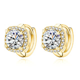 Boucles d'oreilles élégance Quadratique | Or