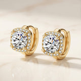 Boucles d'oreilles élégance Quadratique | Or