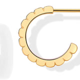 Boucles d'oreilles ligne classique | Or