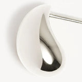 Boucles d'oreilles Mato | Or blanc