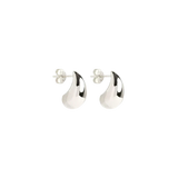 Boucles d'oreilles Mato | Or blanc
