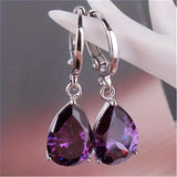Boucles d'oreilles Tania améthyste | Or