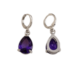 Boucles d'oreilles Tania améthyste | Or