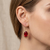 Boucles d'oreilles Thalessia | Or rose