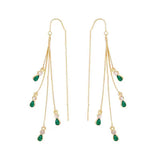 Boucles d'oreilles à pampilles Calixte Moreau | Or