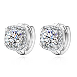Boucles d'oreilles carrées Nadine | Or