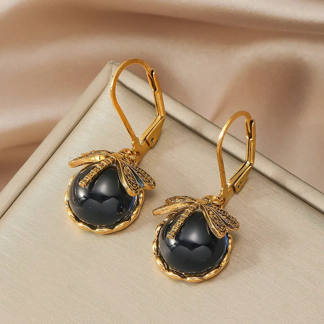 Boucles d'oreilles circulaires antique | Or blanc
