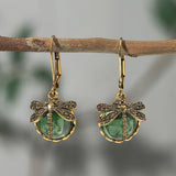Boucles d'oreilles circulaires antique | Or blanc