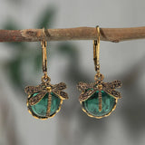 Boucles d'oreilles circulaires antique | Or blanc