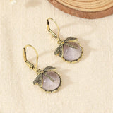 Boucles d'oreilles circulaires antique | Or blanc