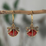 Boucles d'oreilles circulaires antique | Or blanc