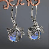 Boucles d'oreilles circulaires antique | Or blanc