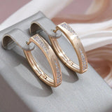 Boucles d'oreilles éclatantes et diamants | Or