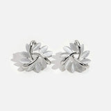 Boucles d'oreilles élégantes et raffinées avec des fleurs d'opale | Or