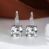 Boucles d'oreilles en anneau en pierre mystique | Or