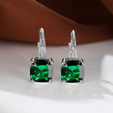 Boucles d'oreilles en anneau en pierre mystique | Or