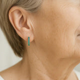 Boucles d'oreilles en émeraude et diamant | Or