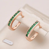 Boucles d'oreilles en émeraude et diamant | Or