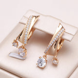 Boucles d'oreilles uniques à brillants | Or