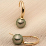 Boucles d'oreilles en perles Olives | Or