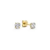 Boucles d'oreilles en pierre Dara brillante | Or