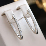 Boucles d'oreilles élégantes à brillants | Or