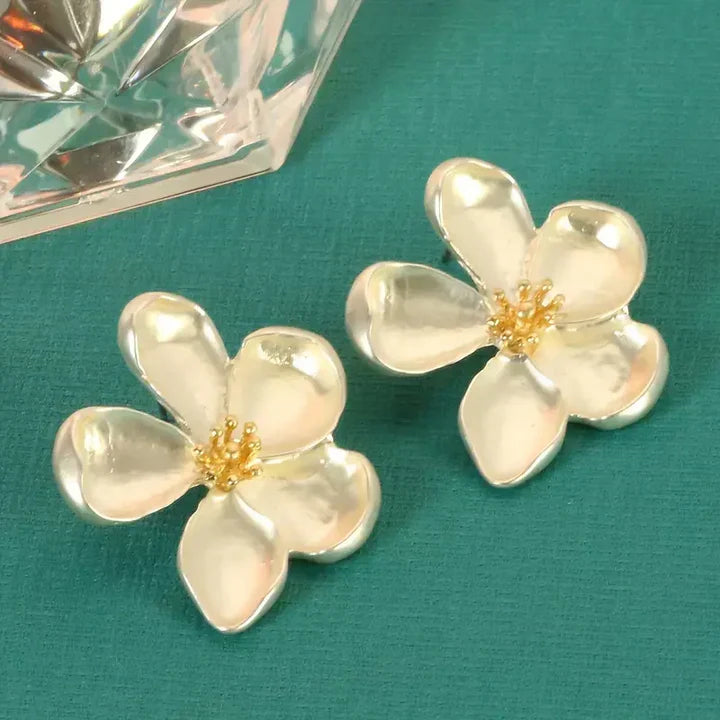 Boucles d'oreilles fleurs | Or