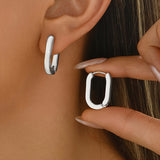 Boucles d'oreilles géométriques élégantes | Or