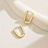 Boucles d'oreilles géométriques élégantes | Or