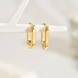 Boucles d'oreilles géométriques élégantes | Or