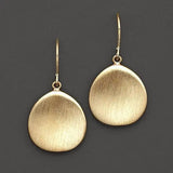 Boucles d'oreilles rétro en acier inoxydable | Or